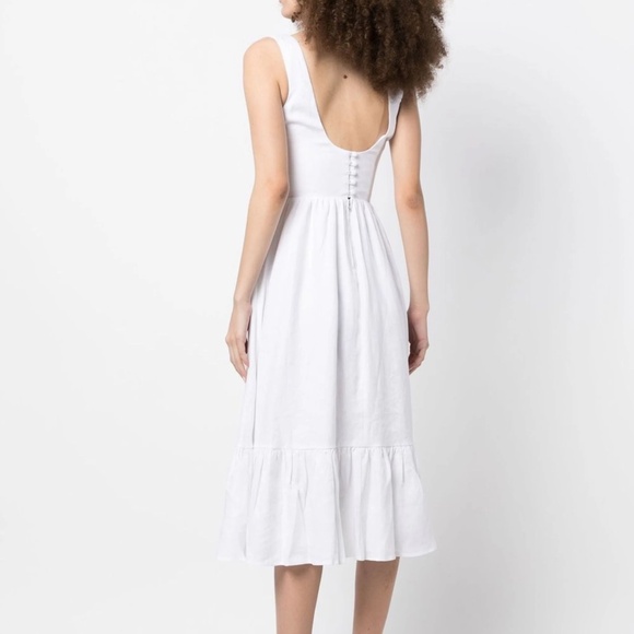 NWOT Reformation Bucatini linen midi dress - Picture 7 of 12